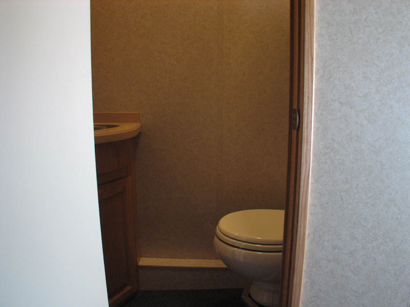 Rest room with 150 Gal holding tank